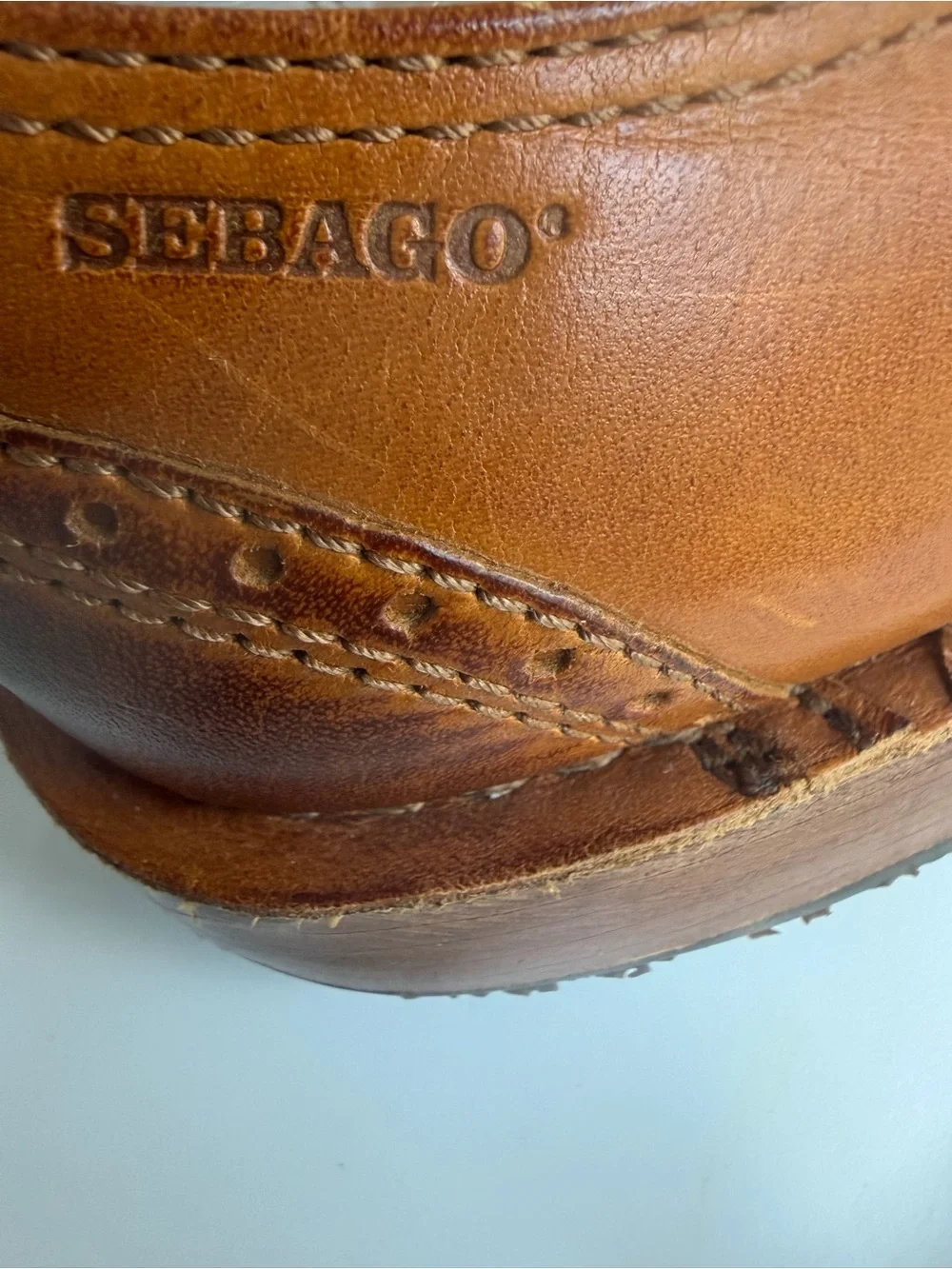 Make offer! Vintage Sebago Men’s Tan Leather Wingtip Oxfords. RARE
